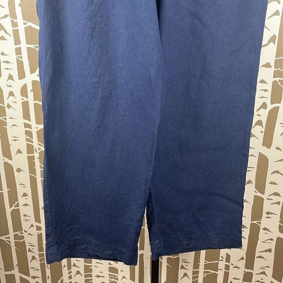 100% Linen Wide Leg Pull On Pants 16 - Picture 3 of 12
